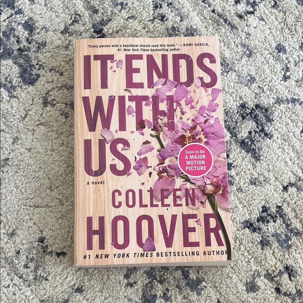 'It Ends With Us' Novel - Purple Cover